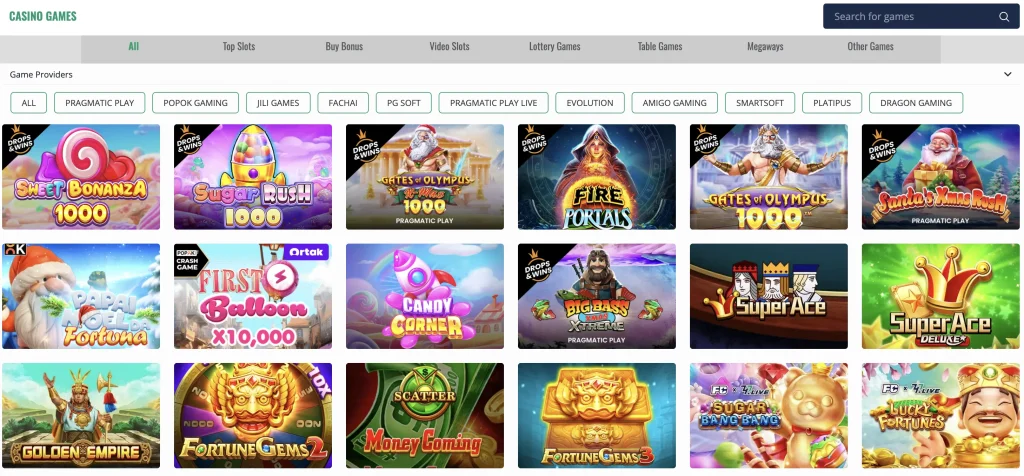 747 Online Casino Games